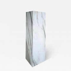 American Polished Porcelain 42 Tall Faux Marble Pedestal - 3900516