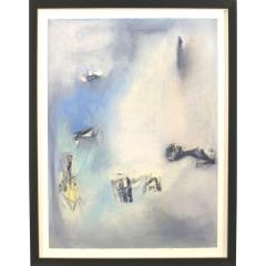 American Post War Abstract Oil Painting - 4651051