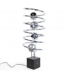 American Post War Chrome Abstract Lamp - 1378089