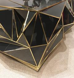 American Post War Geometric Glass Coffee Table - 1379506