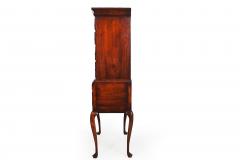 American Queen Anne Antique Sycamore Flat Top Highboy New England c 1760 - 4499807