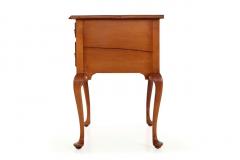 American Queen Anne Style Tiger Maple Lowboy Chest of Drawers - 719371