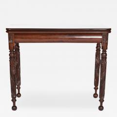 American Regency Game Table Mahogany 19th Century - 162020