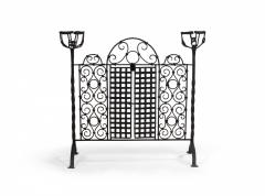 American Renaissance Style Wrought Iron Fire Screen - 4199204