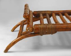 American Rustic Old Hickory Adjustable Chaise - 549779