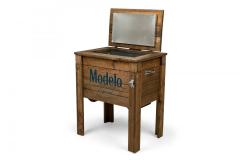 American Rustic Wooden Outdoor Modelo Cooler - 4672105
