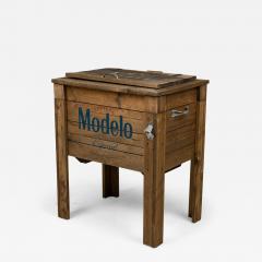 American Rustic Wooden Outdoor Modelo Cooler - 4740938