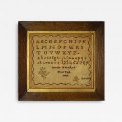 American Sampler 1840 by Cornelia Metford of New York - 3855078