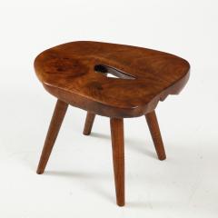 American Sculptural Mid Century Burl Wood Stool 1960s United States - 2937054