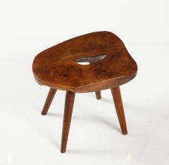 American Sculptural Mid Century Burl Wood Stool 1960s United States - 2937058