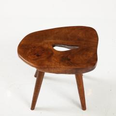 American Sculptural Mid Century Burl Wood Stool 1960s United States - 2937059