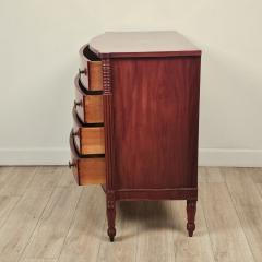 American Sheraton Bowfront Inlaid Chest Probably Massachusetts circa 1815 - 4346179