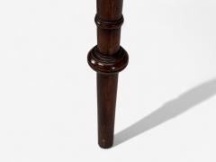 American Sheraton Mahogany Tulipwood Serpentine Inlaid Card Table USA 1810 - 4402079