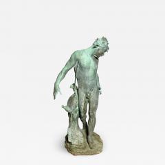 American Standing Garden Bronze Figure Of Pan - 2584266