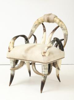 American Steerhorn Hide Chair - 4477046