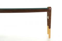 American Studio Made Walnut and Maple Coffee Table - 724856