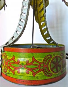 American Tin Toy Clockwork Carousel Circa 1895 - 156697