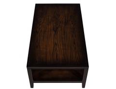 American Transitional Mahogany 2 Tier Coffee Table - 2659423