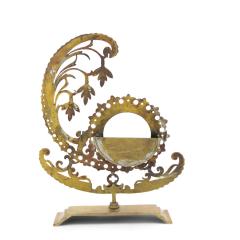 American Victorian Brass Filigree Picture Frame - 4717012
