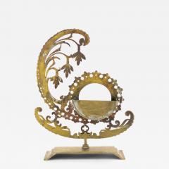 American Victorian Brass Filigree Picture Frame - 4717040