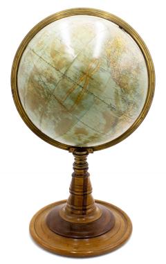American Victorian Brass Meridian Globe - 4652312