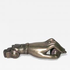 American Victorian Bronze Hand shaped Door Knocker - 4260604