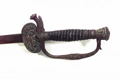 American Victorian Bronze Presentation Sword with Scabbard - 4664107