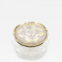 American Victorian Crystal Powder Box - 4733453