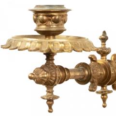 American Victorian Eastlake Bronze Wall Sconce - 4670419