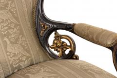 American Victorian Ebonized Arm Chair - 1404199
