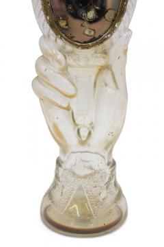 American Victorian Hand Shaped Glass Decanter - 4201610