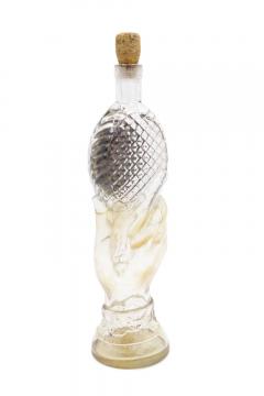 American Victorian Hand Shaped Glass Decanter - 4201614