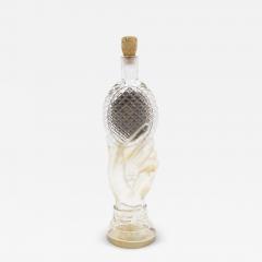American Victorian Hand Shaped Glass Decanter - 4289723