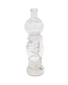 American Victorian Hand Shaped Glass Decanter - 4667614