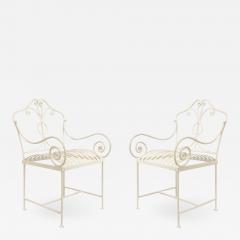 American Victorian Iron Arm Chairs - 1407895