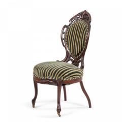 American Victorian Laminated Striped Side Chair - 4729009