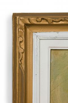 American Victorian Landscape Painting Of A House Up In The Mountains - 4516482