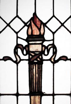 American Victorian Mahogany Torch Windows - 4321361