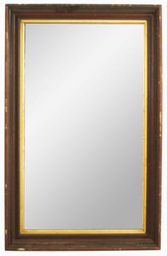 American Victorian Mahogany and Giltwood Wall Mirror - 4171135