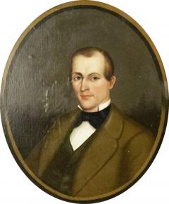 American Victorian Man in Brown Suit Portrait - 4653882