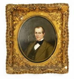 American Victorian Man in Brown Suit Portrait - 4653885