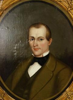 American Victorian Man in Brown Suit Portrait - 4653886