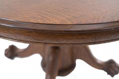 American Victorian Oak Dining Table - 1429814