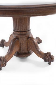 American Victorian Oak Dining Table - 1429815