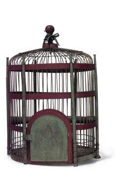 American Victorian Painted Bird Cage - 3199463