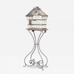 American Victorian Painted Bird Cage - 4522929