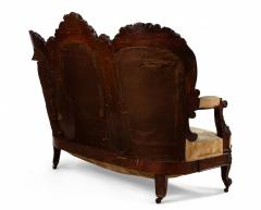 American Victorian Rosewood Settee - 1419385