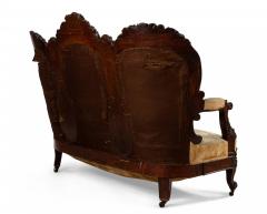 American Victorian Rosewood Settee - 4628991