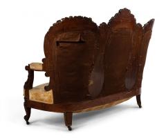 American Victorian Rosewood Settee - 4628993