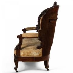 American Victorian Rosewood Settee - 4628994